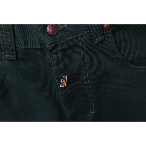 Deadstock Vintage 90s Boss Mens 29x34 Baggy Fit Skateboard Denim Jeans Green USA - Picture 5 of 15